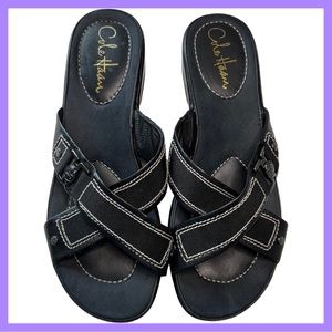 Cole Haan Nike Air Alta Black Wedge Slide Sandal (US Women's Size 8b)